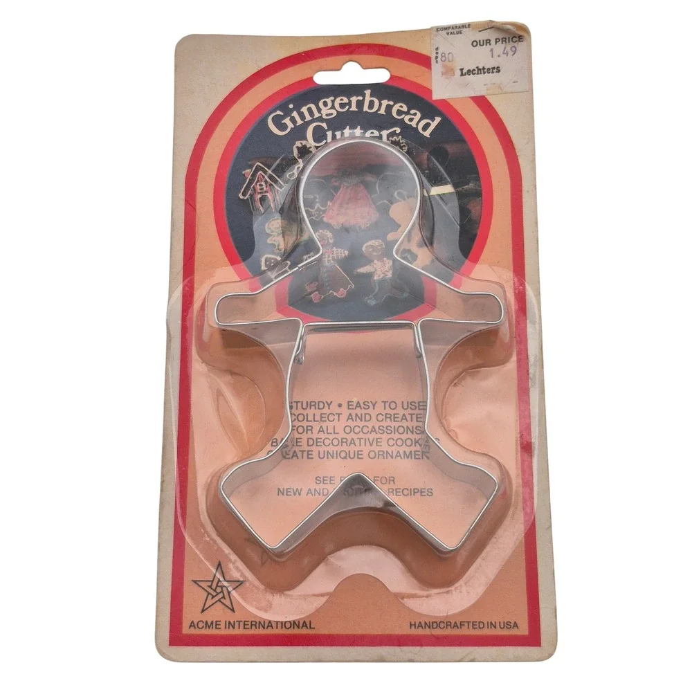 Gingerbread Cookie Cutter Acme International Handcrafted in USA Vintage Classic